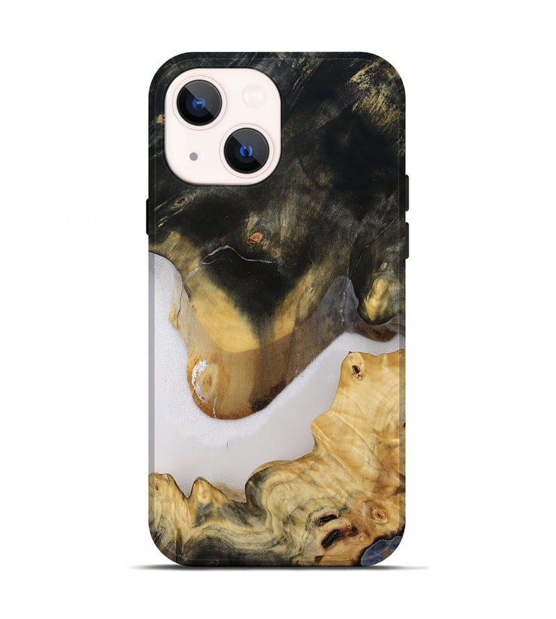iPhone 13 Wood Live Edge Phone Case - Nayeli (Clear, 814616)