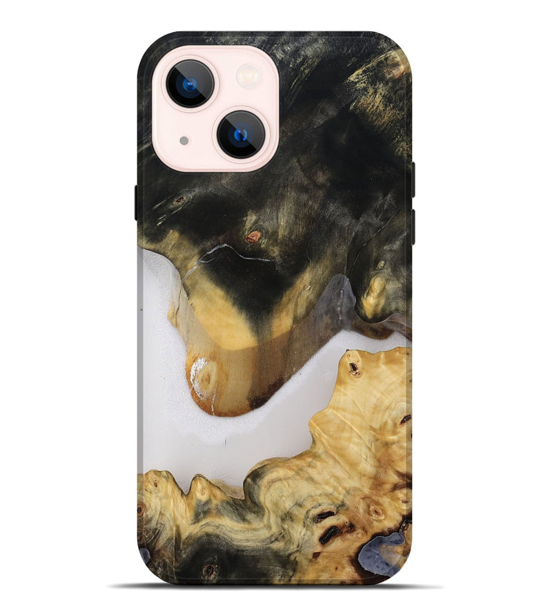iPhone 14 Plus Wood Live Edge Phone Case - Nayeli (Clear, 814616)