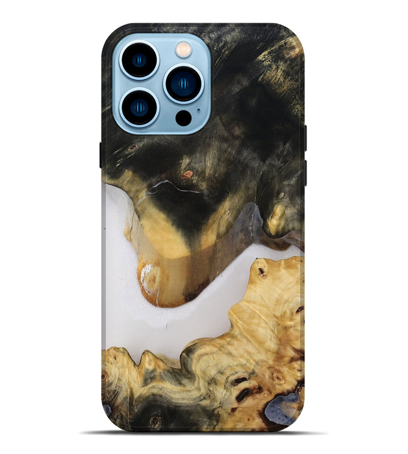 iPhone 14 Pro Max Wood Live Edge Phone Case - Nayeli (Clear, 814616)