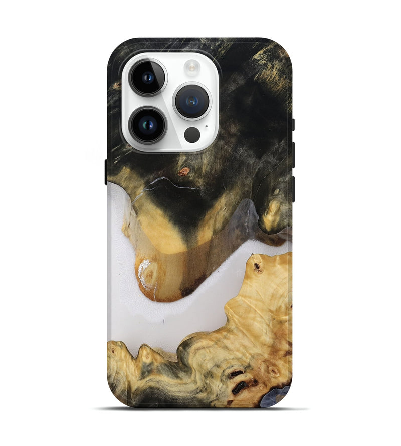 iPhone 15 Pro Wood Live Edge Phone Case - Nayeli (Clear, 814616)