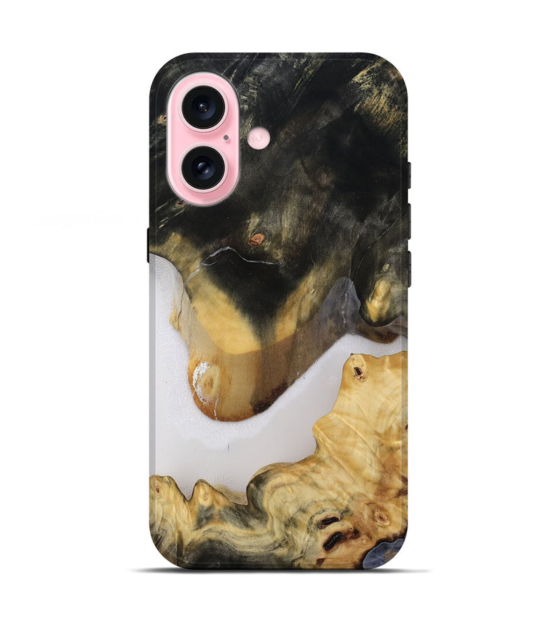 iPhone 17 Wood Live Edge Phone Case - Nayeli (Clear, 814616)