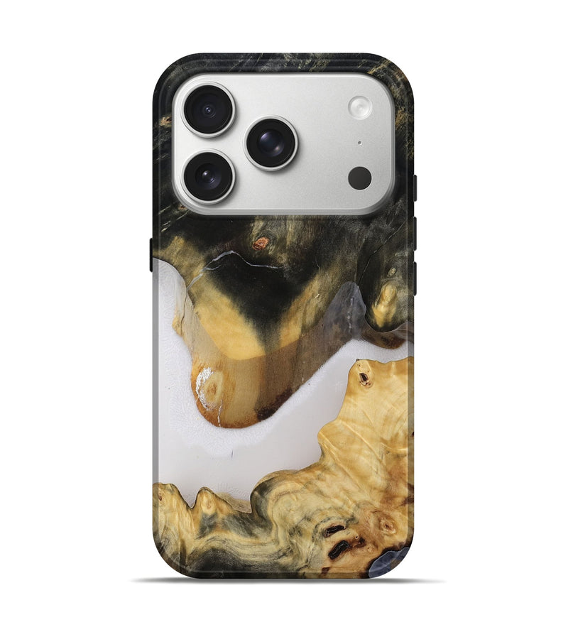 iPhone 17 Pro Wood Live Edge Phone Case - Nayeli (Clear, 814616)