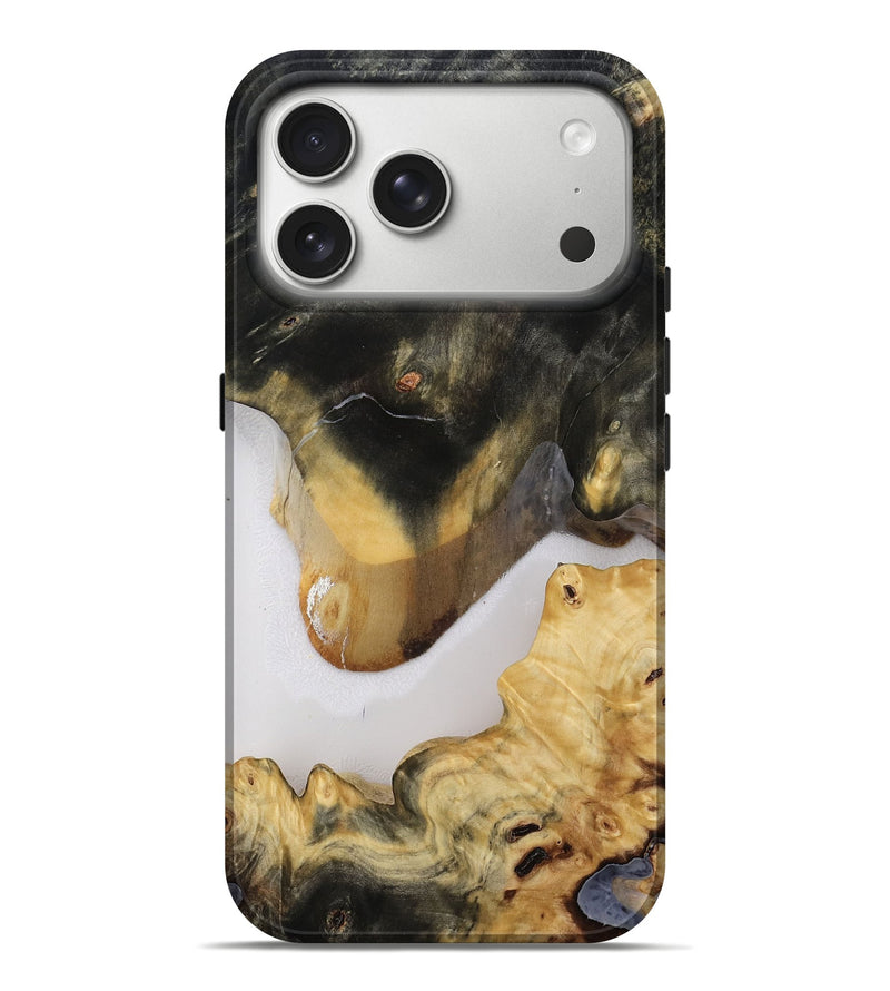 iPhone 17 Pro Max Wood Live Edge Phone Case - Nayeli (Clear, 814616)