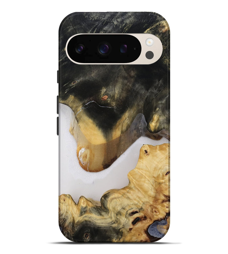 Pixel 10 Pro XL Wood Live Edge Phone Case - Nayeli (Clear, 814616)