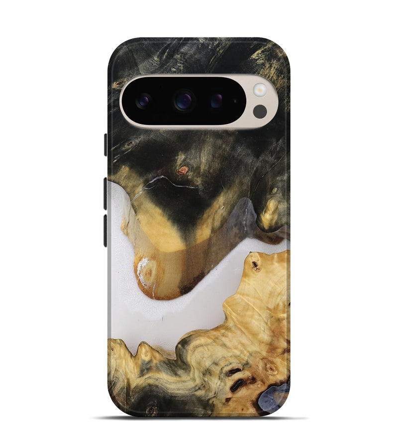 Pixel 9 Pro Wood Live Edge Phone Case - Nayeli (Clear, 814616)