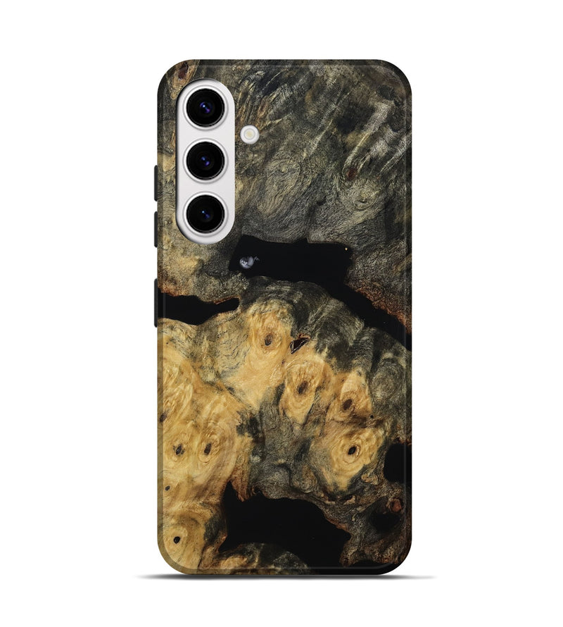 Galaxy S25 Wood Live Edge Phone Case - Demi (Wood Burl, 814617)