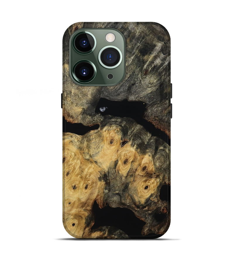 iPhone 13 Pro Wood Live Edge Phone Case - Demi (Wood Burl, 814617)