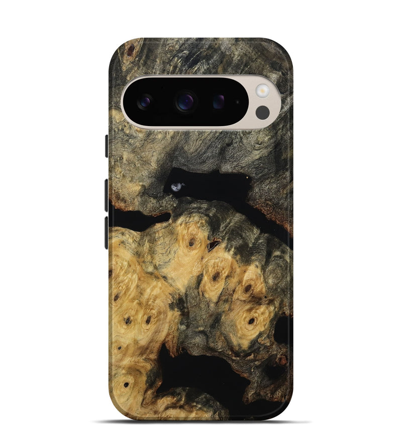 Pixel 9 Pro Wood Live Edge Phone Case - Demi (Wood Burl, 814617)