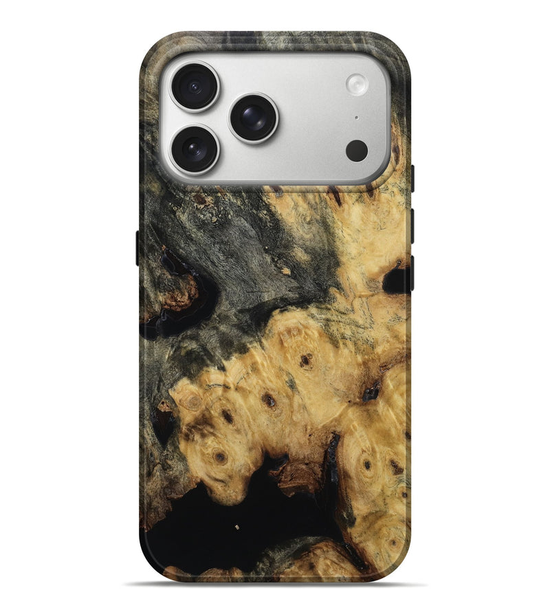 iPhone 17 Pro Max Wood Live Edge Phone Case - Bettie (Clear, 814619)