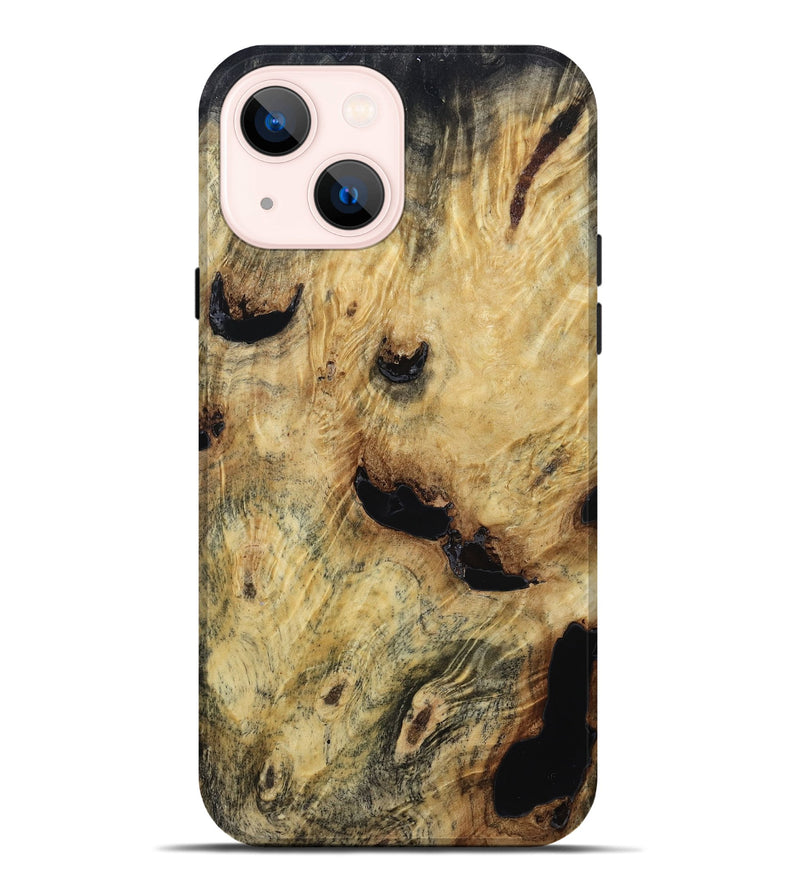 iPhone 14 Plus Wood Live Edge Phone Case - Ailani (Wood Burl, 814621)