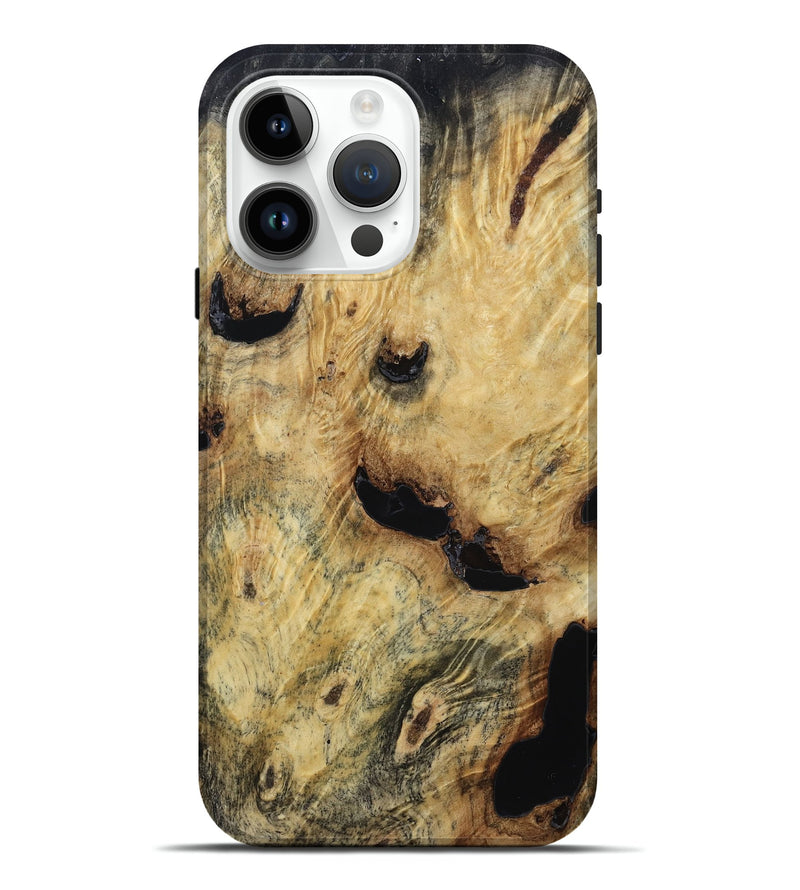 iPhone 15 Pro Max Wood Live Edge Phone Case - Ailani (Wood Burl, 814621)