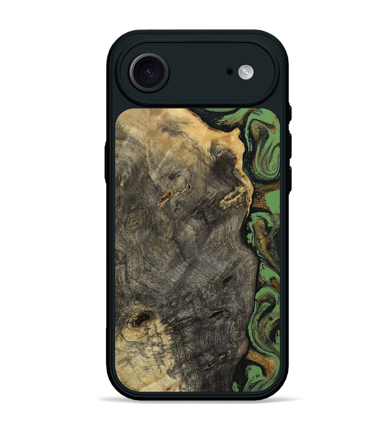 iPhone 17 Air Wood Phone Case - Autumn (Green, 814622)