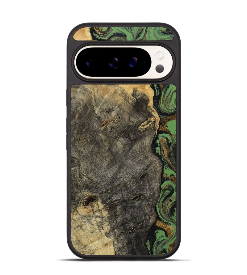 Pixel 9 Pro Wood Phone Case - Autumn (Green, 814622)