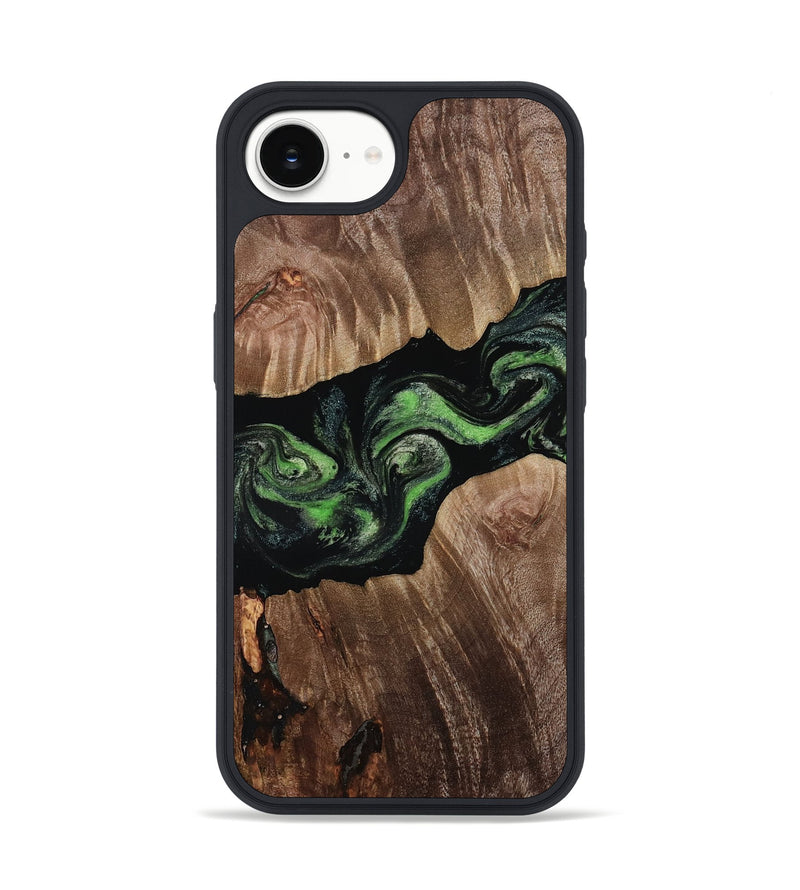 iPhone 17e Wood Phone Case - Therese (Green, 814623)