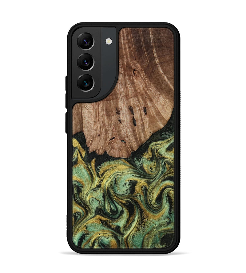 Galaxy S22 Plus Wood Phone Case - Terri (Green, 814624)