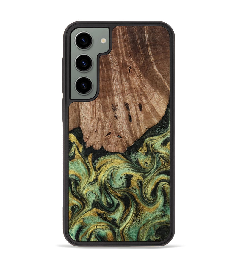 Galaxy S23 Plus Wood Phone Case - Terri (Green, 814624)