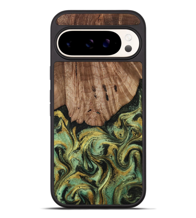 Pixel 9 Pro XL Wood Phone Case - Terri (Green, 814624)
