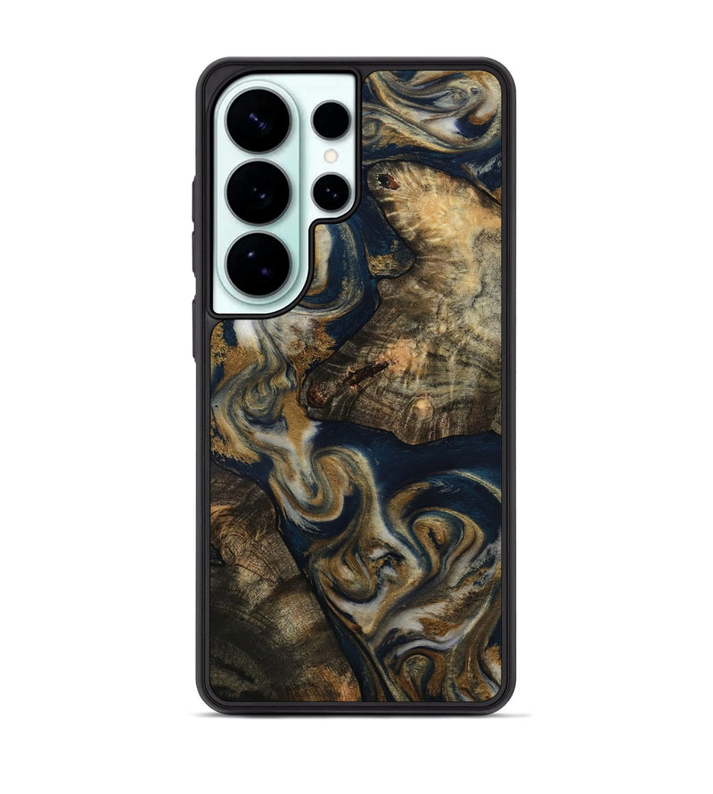 Galaxy S26 Ultra Wood Phone Case - Arnold (Teal & Gold, 814625)