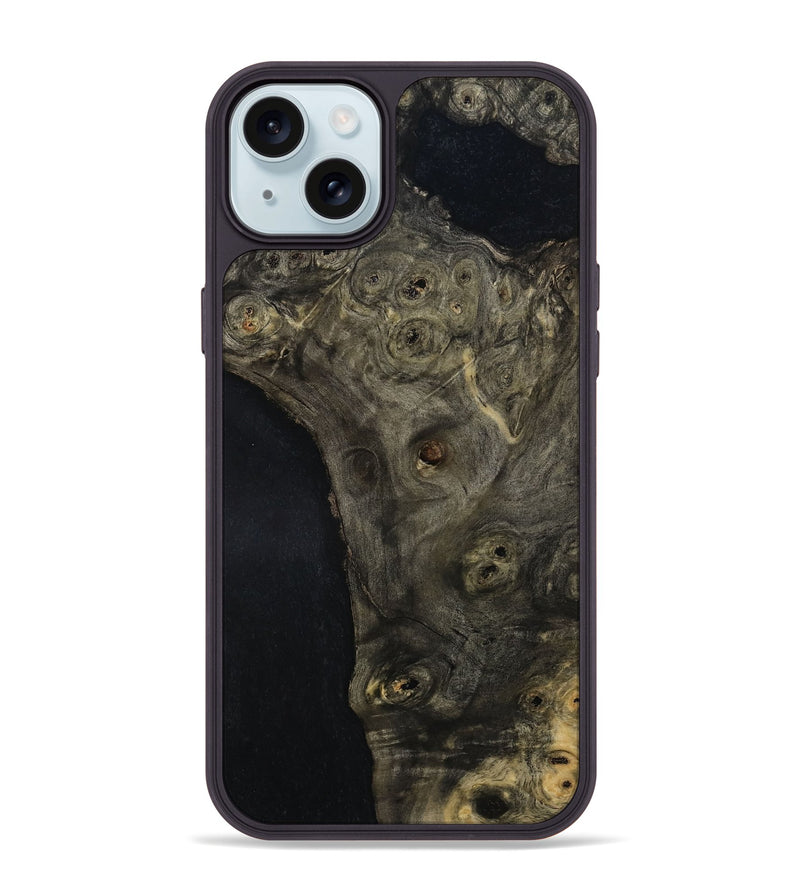 iPhone 15 Plus Wood Phone Case - Kaison (Wood Burl, 814631)