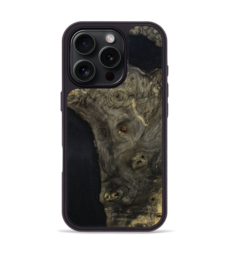 iPhone 16 Pro Wood Phone Case - Kaison (Wood Burl, 814631)
