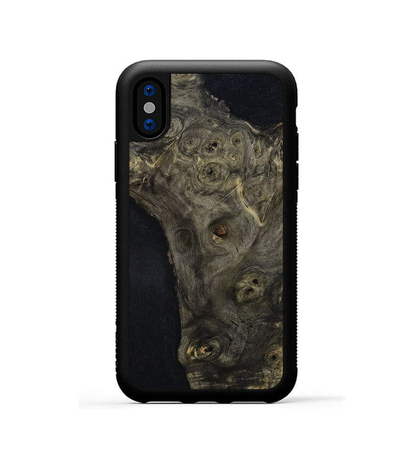 iPhone Xs Wood Phone Case - Kaison (Wood Burl, 814631)