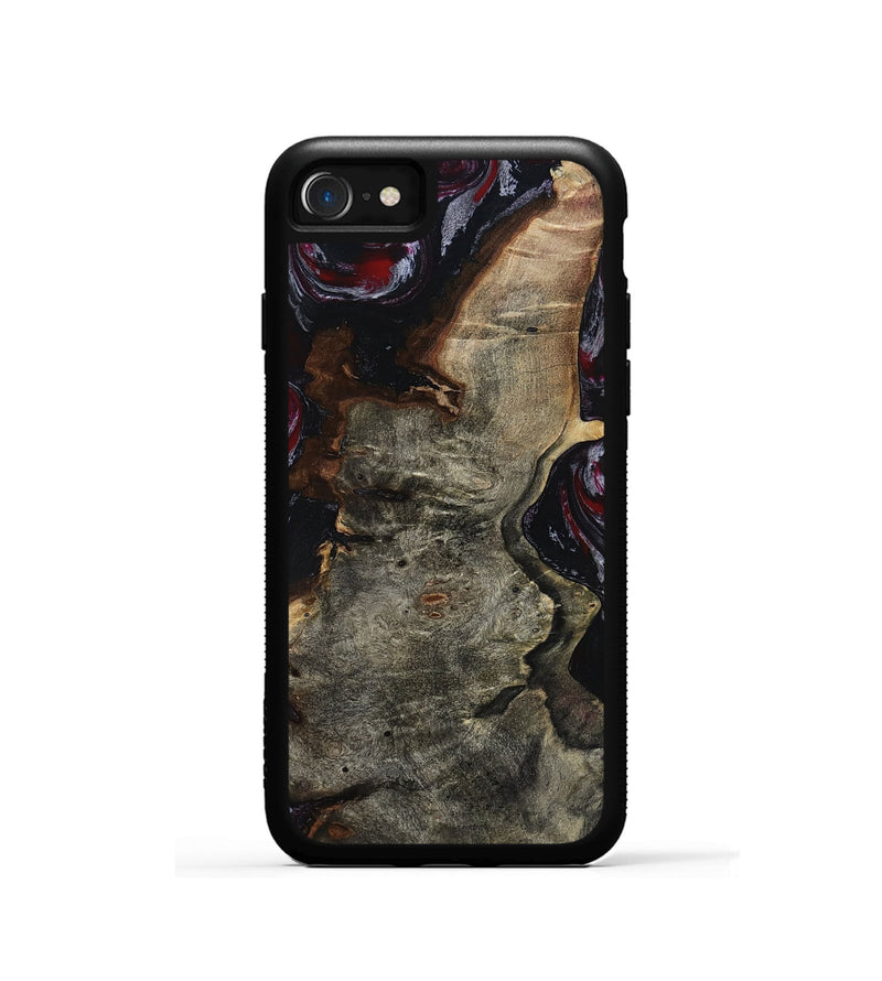iPhone SE Wood Phone Case - Rodrick (Red, 814634)