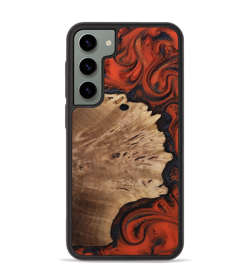 Galaxy S23 Plus Wood Phone Case - Laci (Red, 814636)