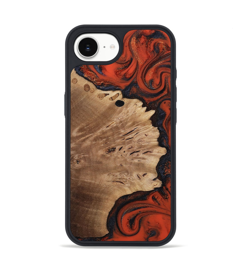 iPhone 17e Wood Phone Case - Laci (Red, 814636)