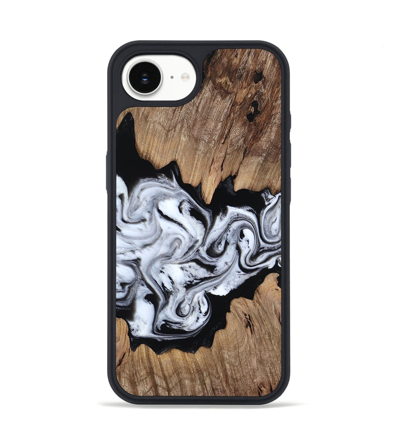 iPhone 17e Wood Phone Case - Jeramie (Black & White, 814639)