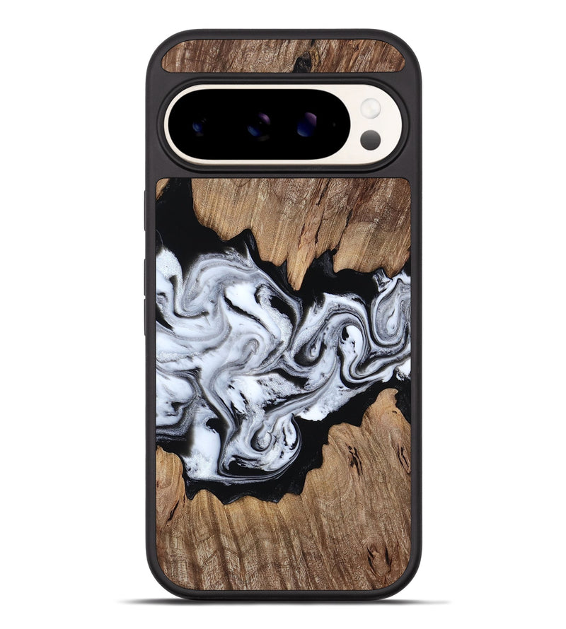 Pixel 9 Pro XL Wood Phone Case - Jeramie (Black & White, 814639)