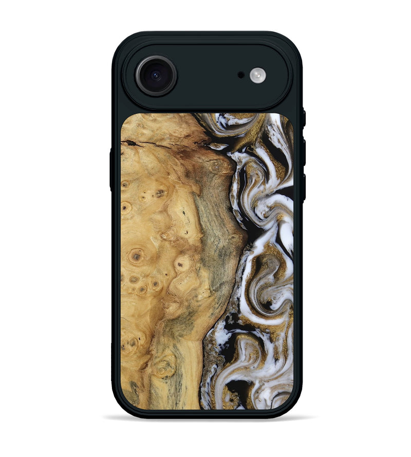iPhone 17 Air Wood Phone Case - Paxton (Black & White, 814640)