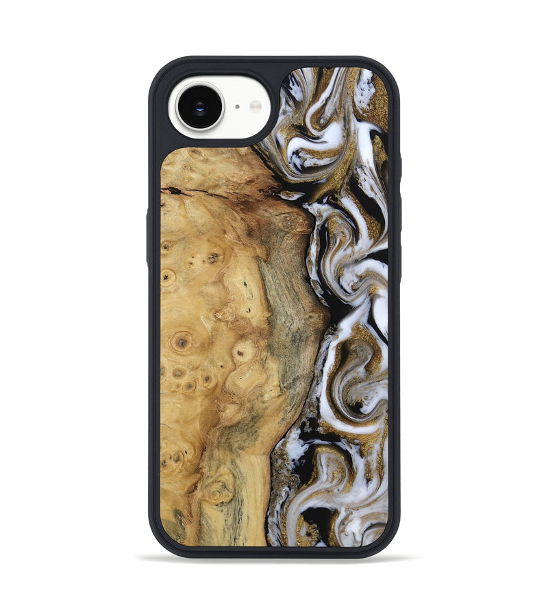 iPhone 17e Wood Phone Case - Paxton (Black & White, 814640)