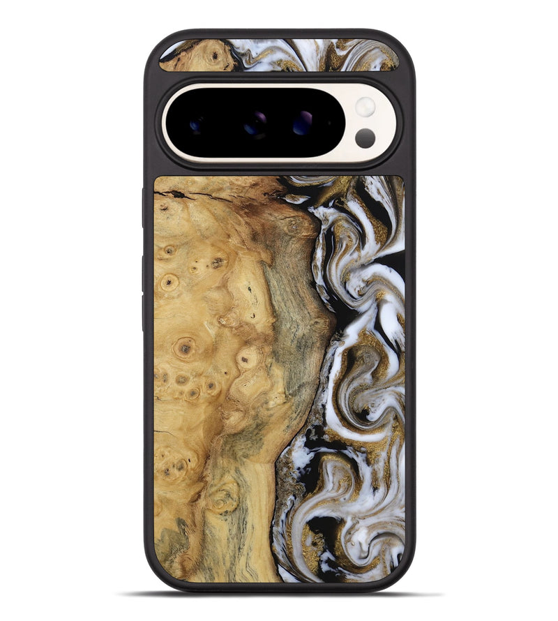 Pixel 9 Pro XL Wood Phone Case - Paxton (Black & White, 814640)