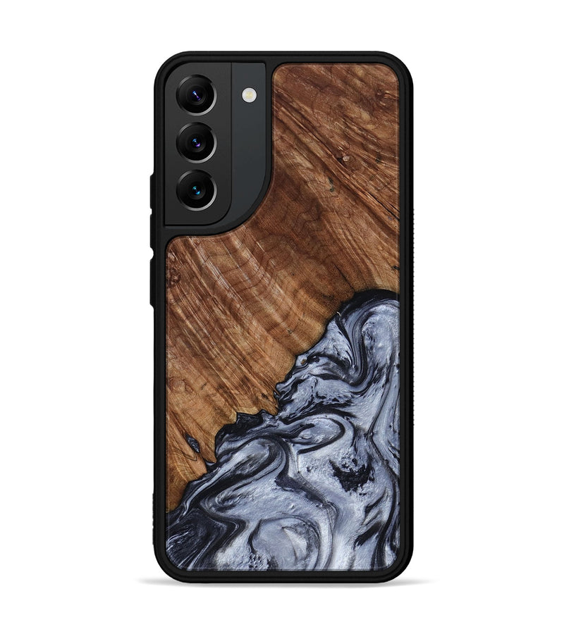 Galaxy S22 Plus Wood Phone Case - Lavina (Black & White, 814641)