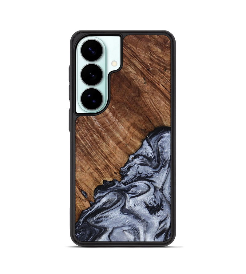 Galaxy S26 Wood Phone Case - Lavina (Black & White, 814641)