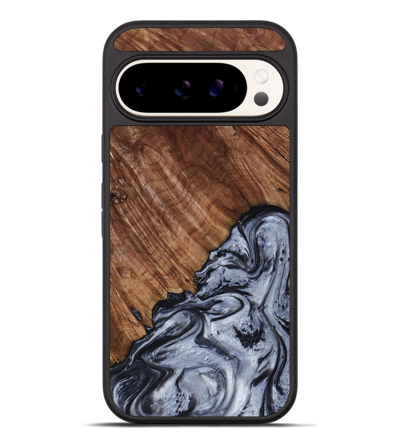 Pixel 9 Pro XL Wood Phone Case - Lavina (Black & White, 814641)