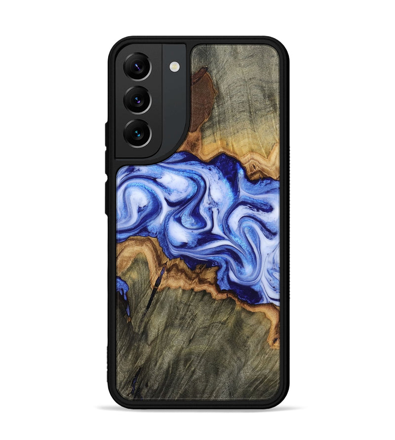 Galaxy S22 Plus Wood Phone Case - Jarod (Blue, 814654)