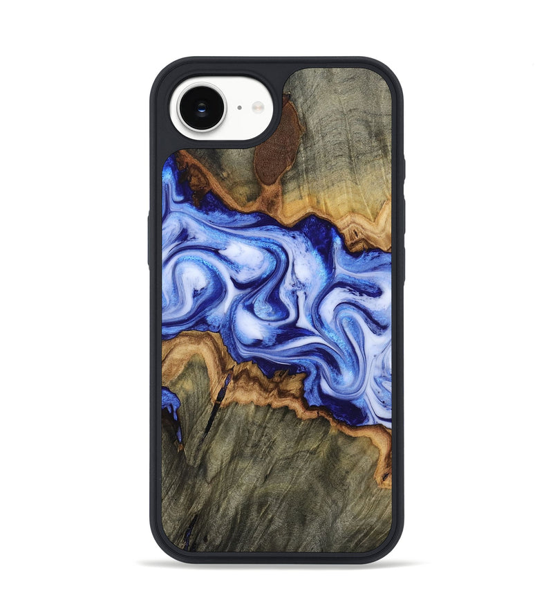 iPhone 17e Wood Phone Case - Jarod (Blue, 814654)