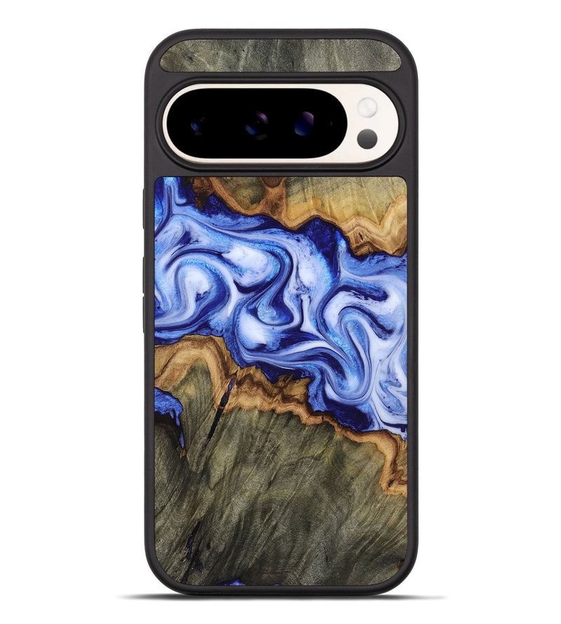 Pixel 9 Pro XL Wood Phone Case - Jarod (Blue, 814654)