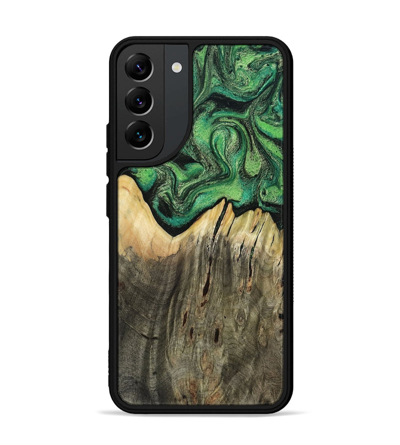 Galaxy S22 Plus Wood Phone Case - Kailyn (Green, 814655)