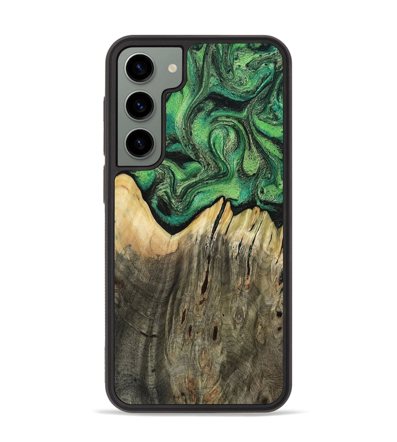 Galaxy S23 Plus Wood Phone Case - Kailyn (Green, 814655)