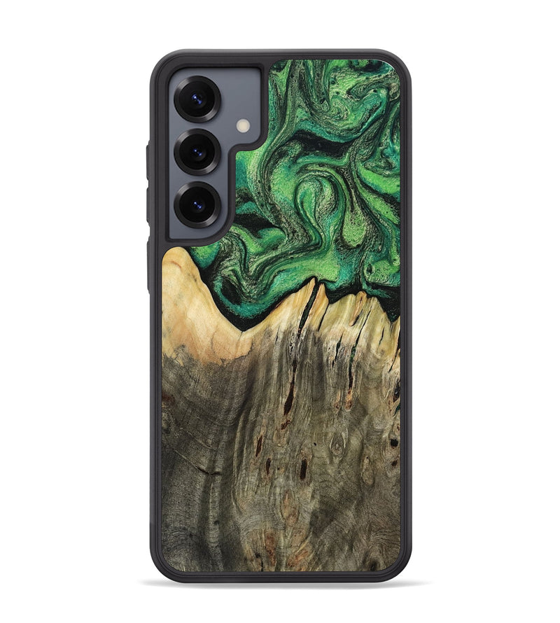 Galaxy S25 Plus Wood Phone Case - Kailyn (Green, 814655)