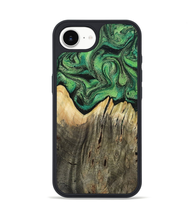 iPhone 17e Wood Phone Case - Kailyn (Green, 814655)