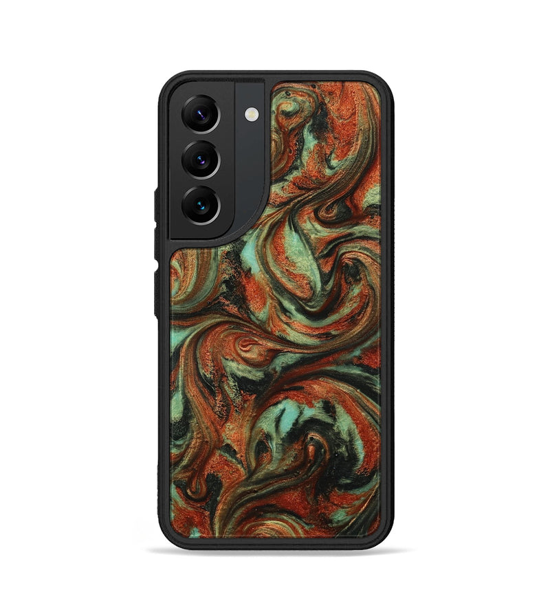 Galaxy S22 ResinArt Phone Case - Bryana (Green, 814656)