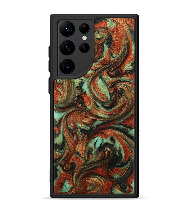 Galaxy S22 Ultra ResinArt Phone Case - Bryana (Green, 814656)