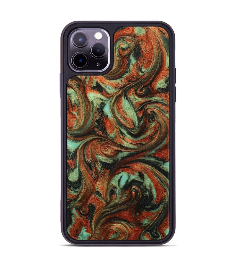 iPhone 11 Pro Max ResinArt Phone Case - Bryana (Green, 814656)