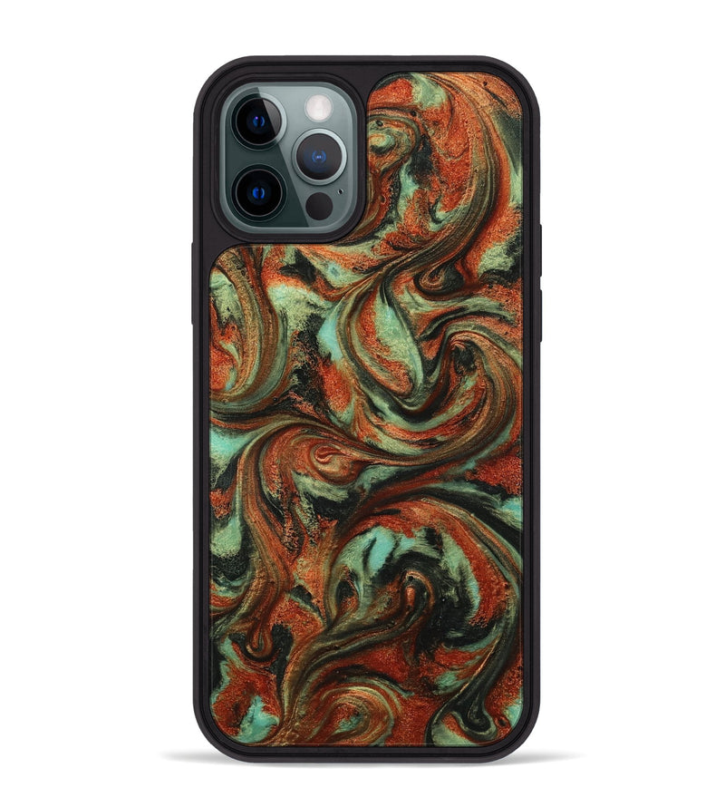 iPhone 12 Pro Max ResinArt Phone Case - Bryana (Green, 814656)