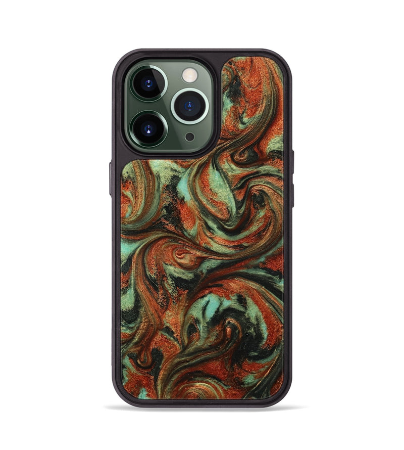 iPhone 13 Pro ResinArt Phone Case - Bryana (Green, 814656)