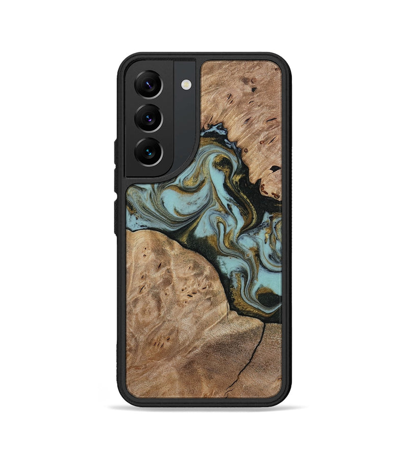 Galaxy S22 Wood Phone Case - Mareli (Green, 814657)