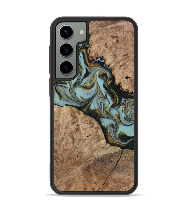 Galaxy S23 Plus Wood Phone Case - Mareli (Green, 814657)